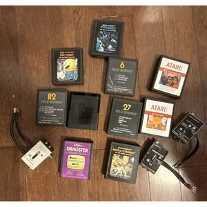 Atari 2600 System Bundle with Console, 9‎ Games, Joysticks, Paddles, and More